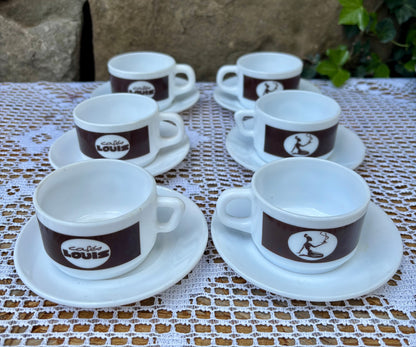 Tasses à café Arcopal pour Cafés Louis