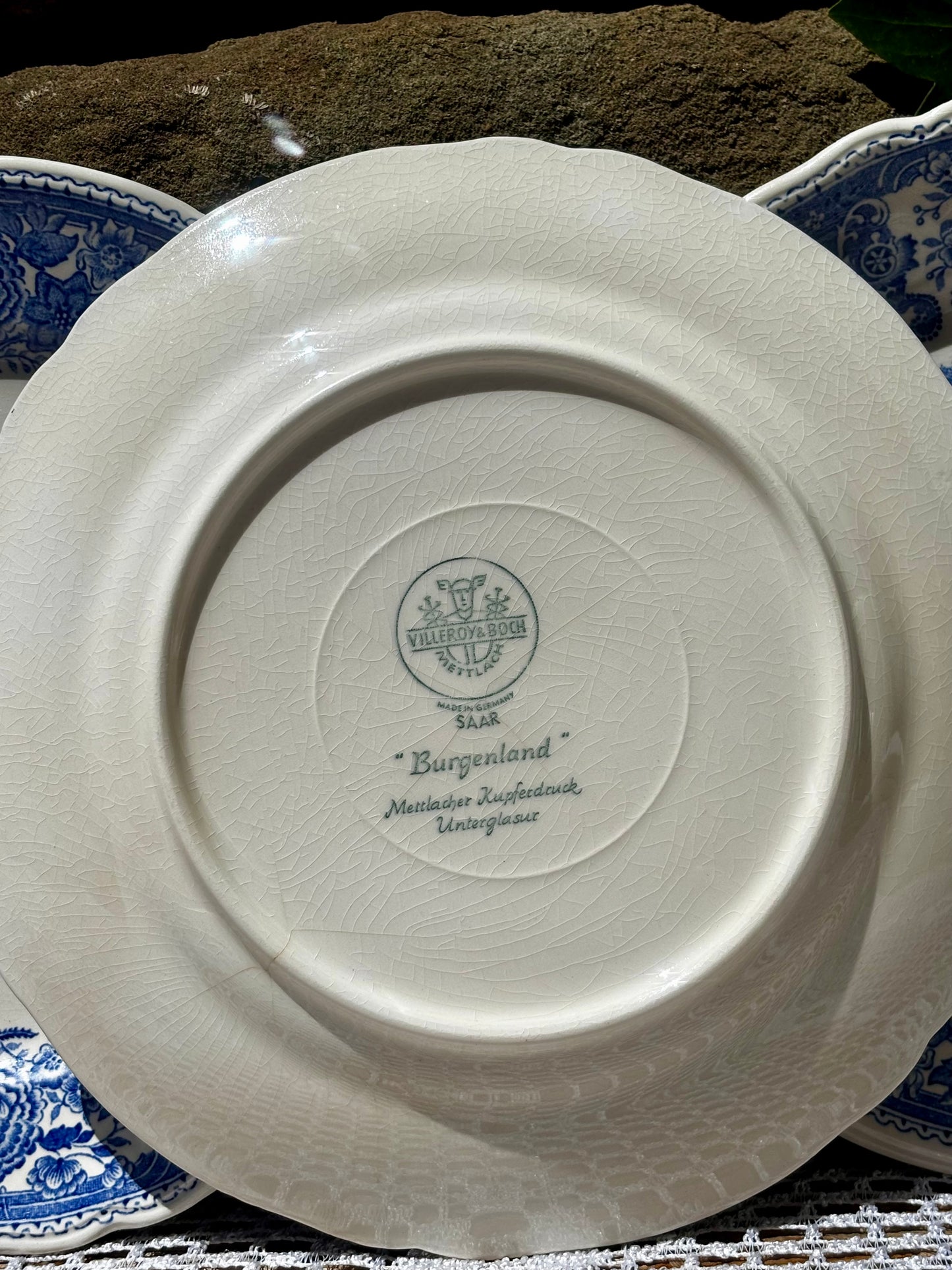 Assiettes Villeroy & Boch modèle Burgenland