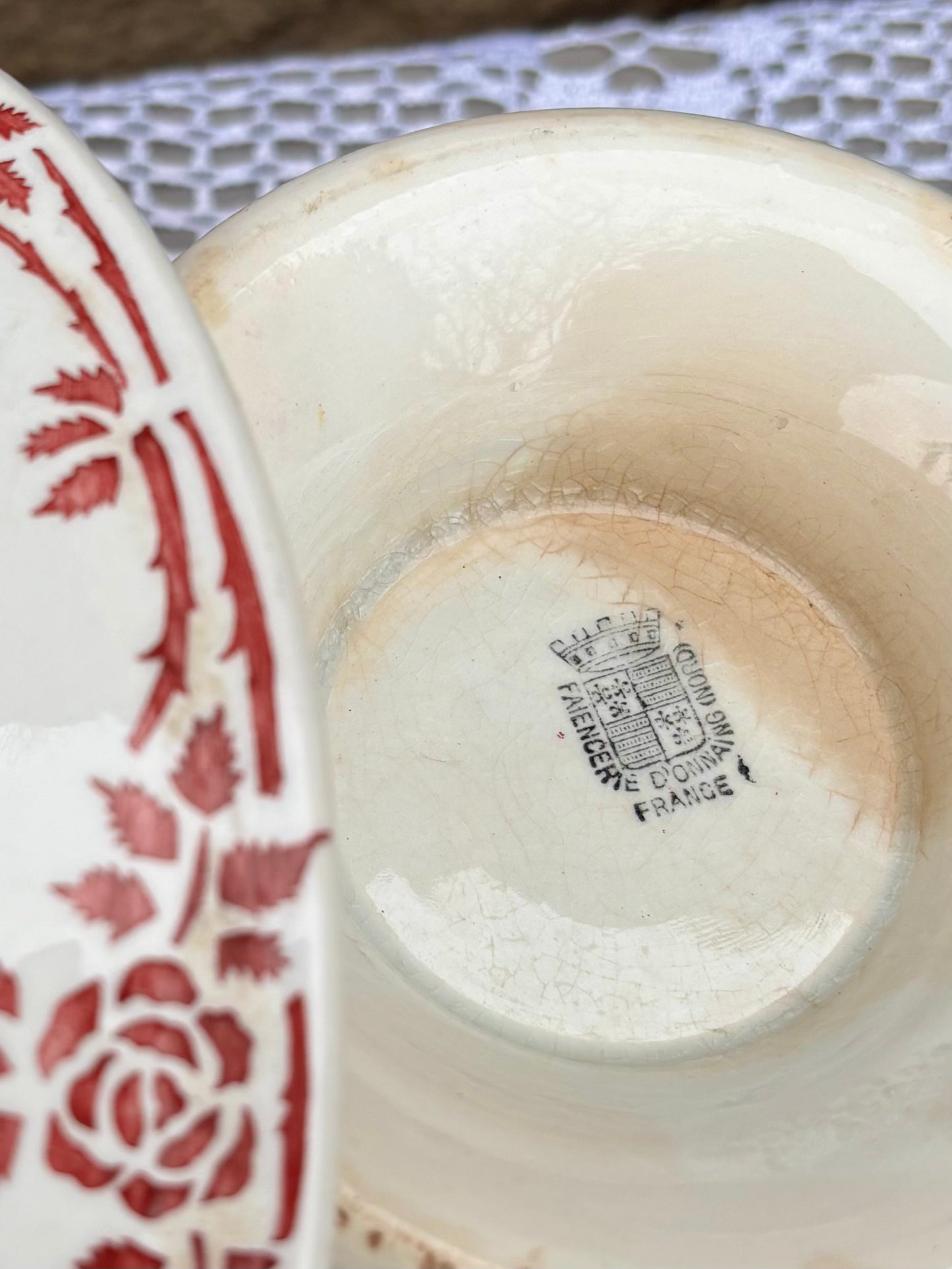 Soupière Faïencerie d’Onnaing