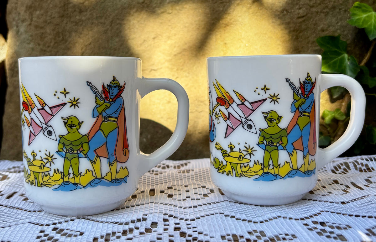 Duo de tasses Arcopal Goldorak