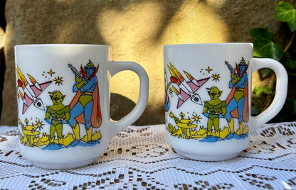 Duo de tasses Arcopal Goldorak