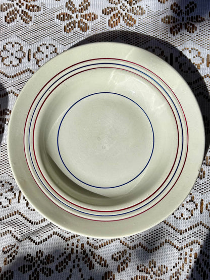 Assiettes Ceranord St Amand x5