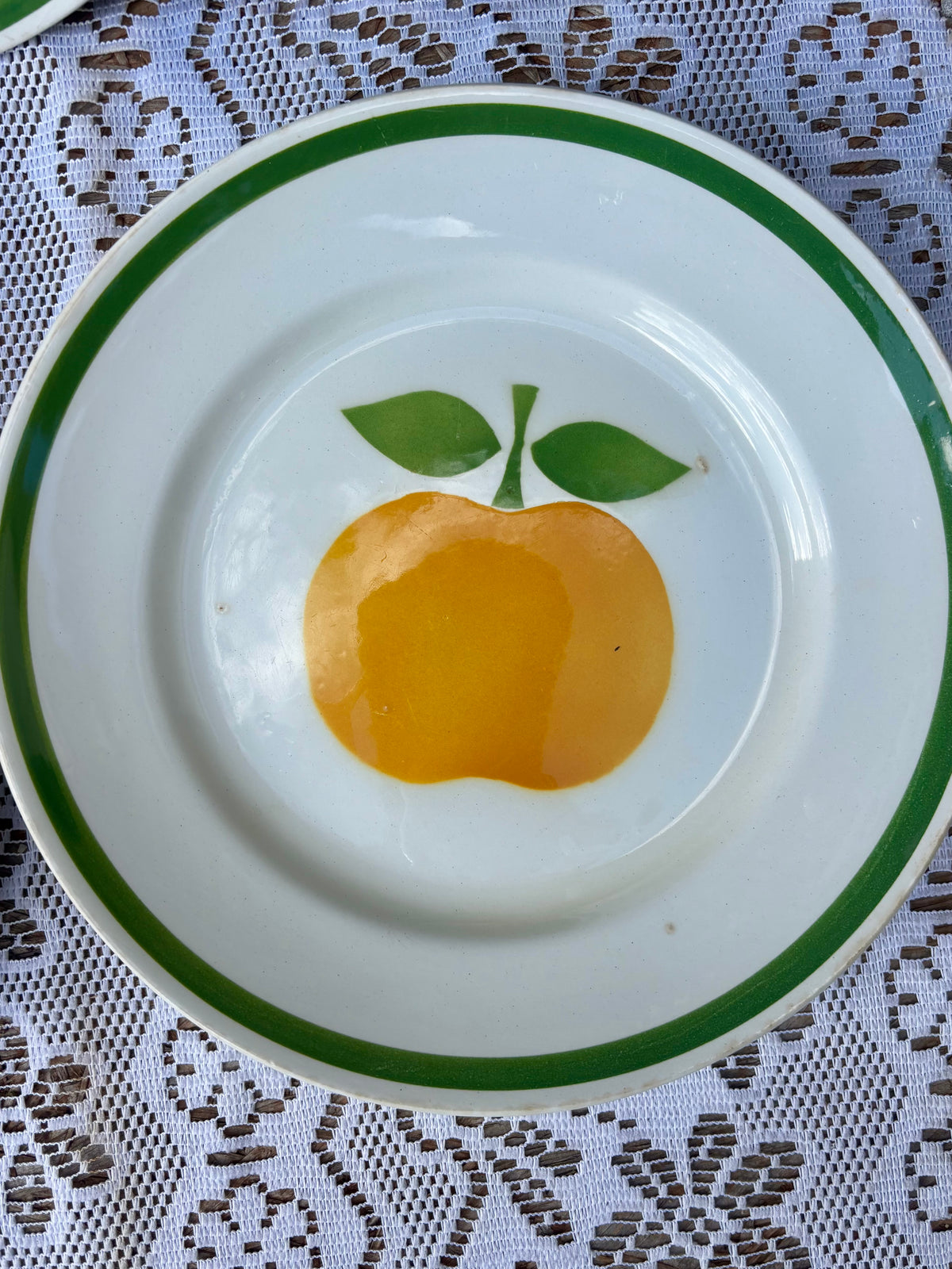 Assiettes Moulin des Loups pommes