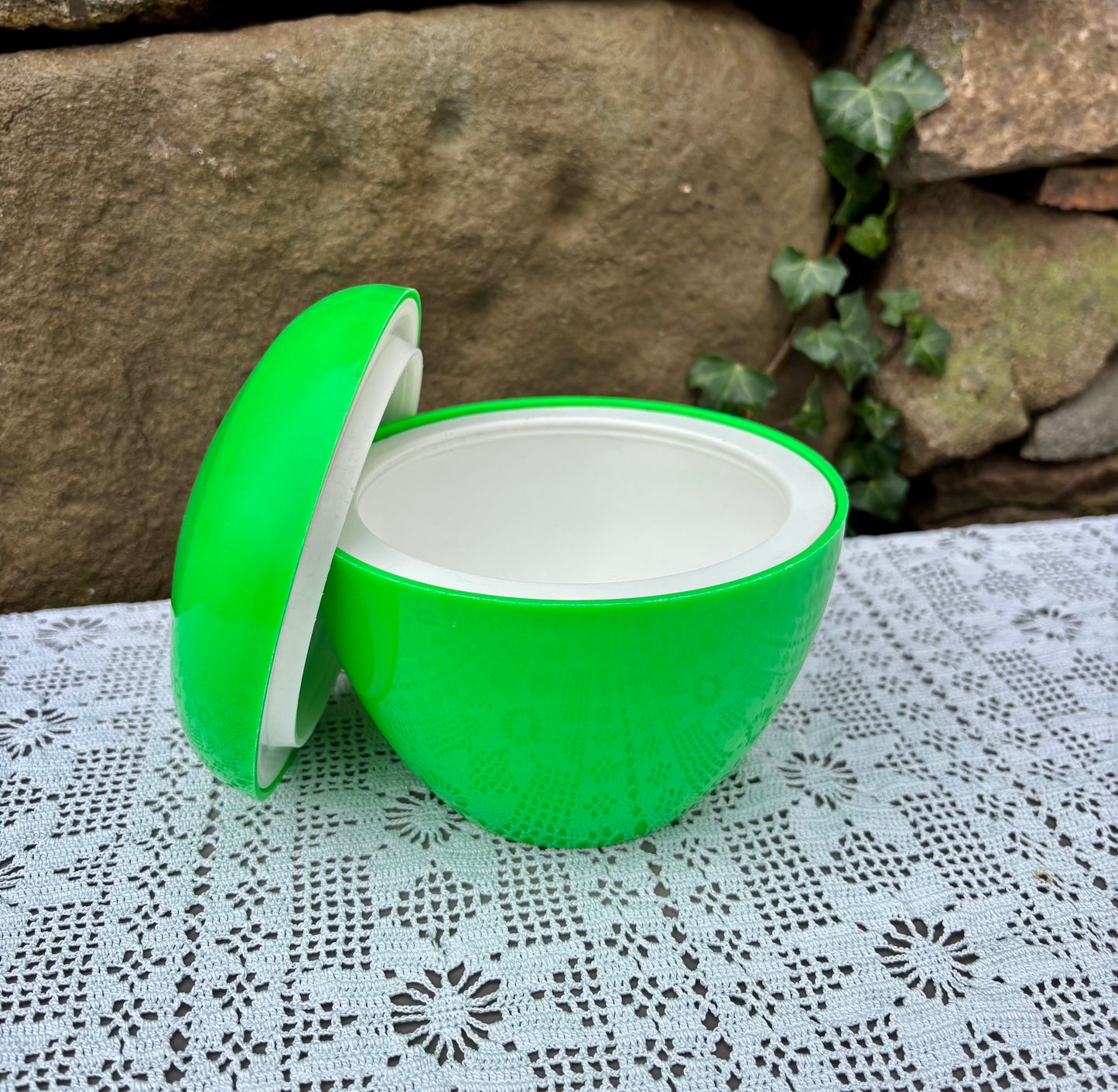 Intérieur sceau à glaçons pomme vert acidulé 