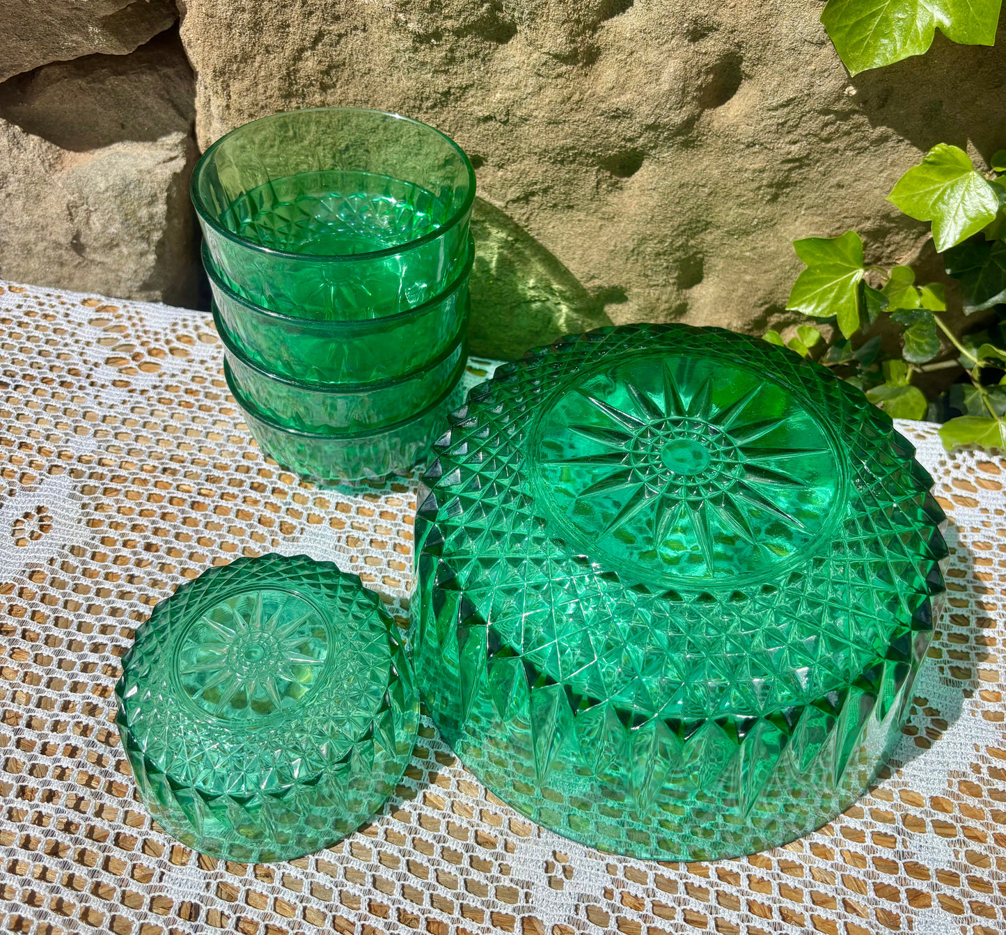 Ensemble Arcoroc vert