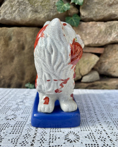 Statuette chat Staffordshire porcelaine