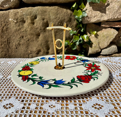 Plateau à fromage fleuri