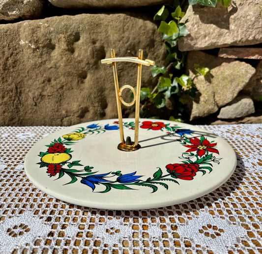 Plateau à fromage fleuri