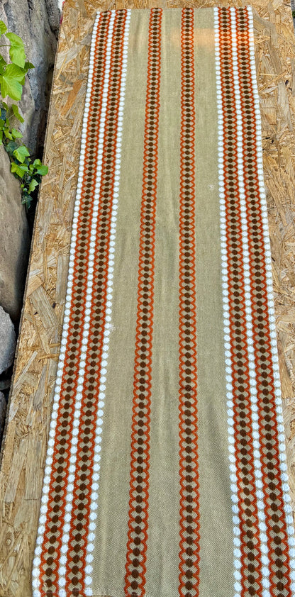 Chemin de table - tenture seventies