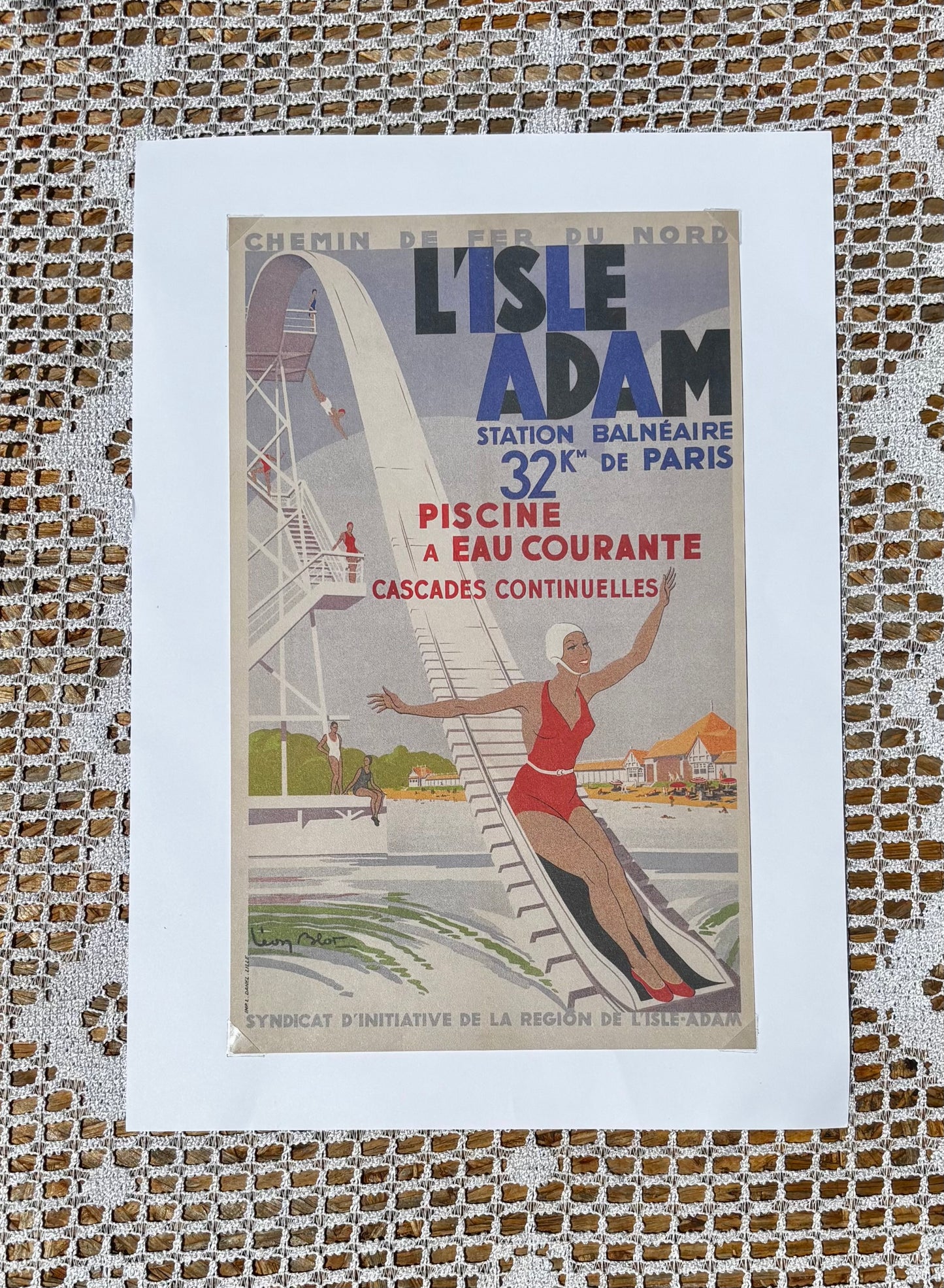 Illustrations affiches publicitaires années 1920-1930
