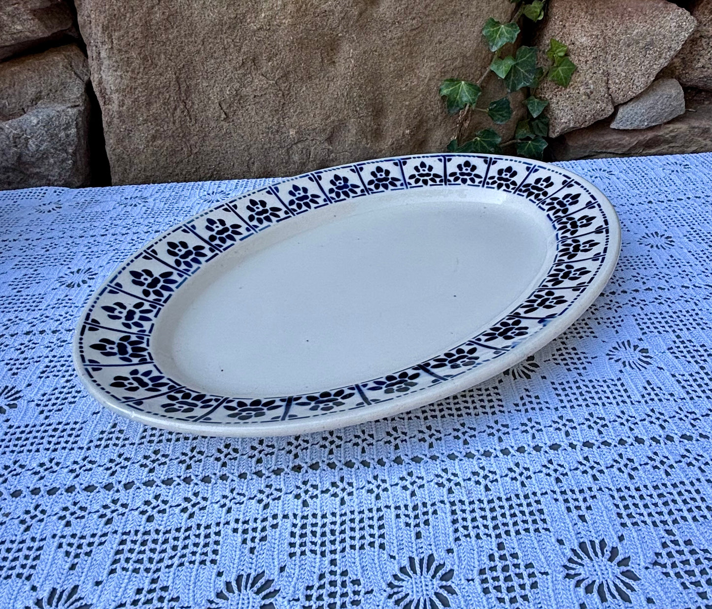 Ravier Longchamp en terre de fer