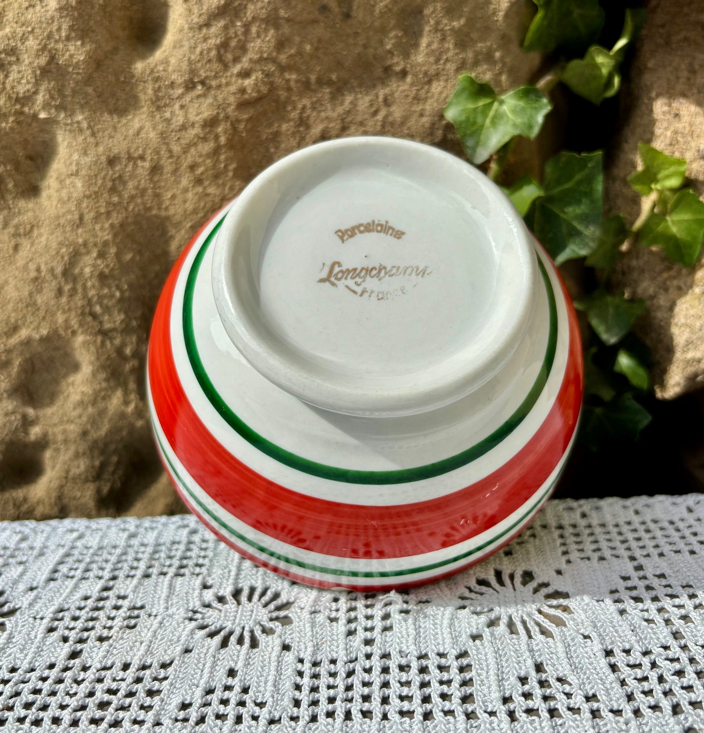 Bol rayé Longchamp