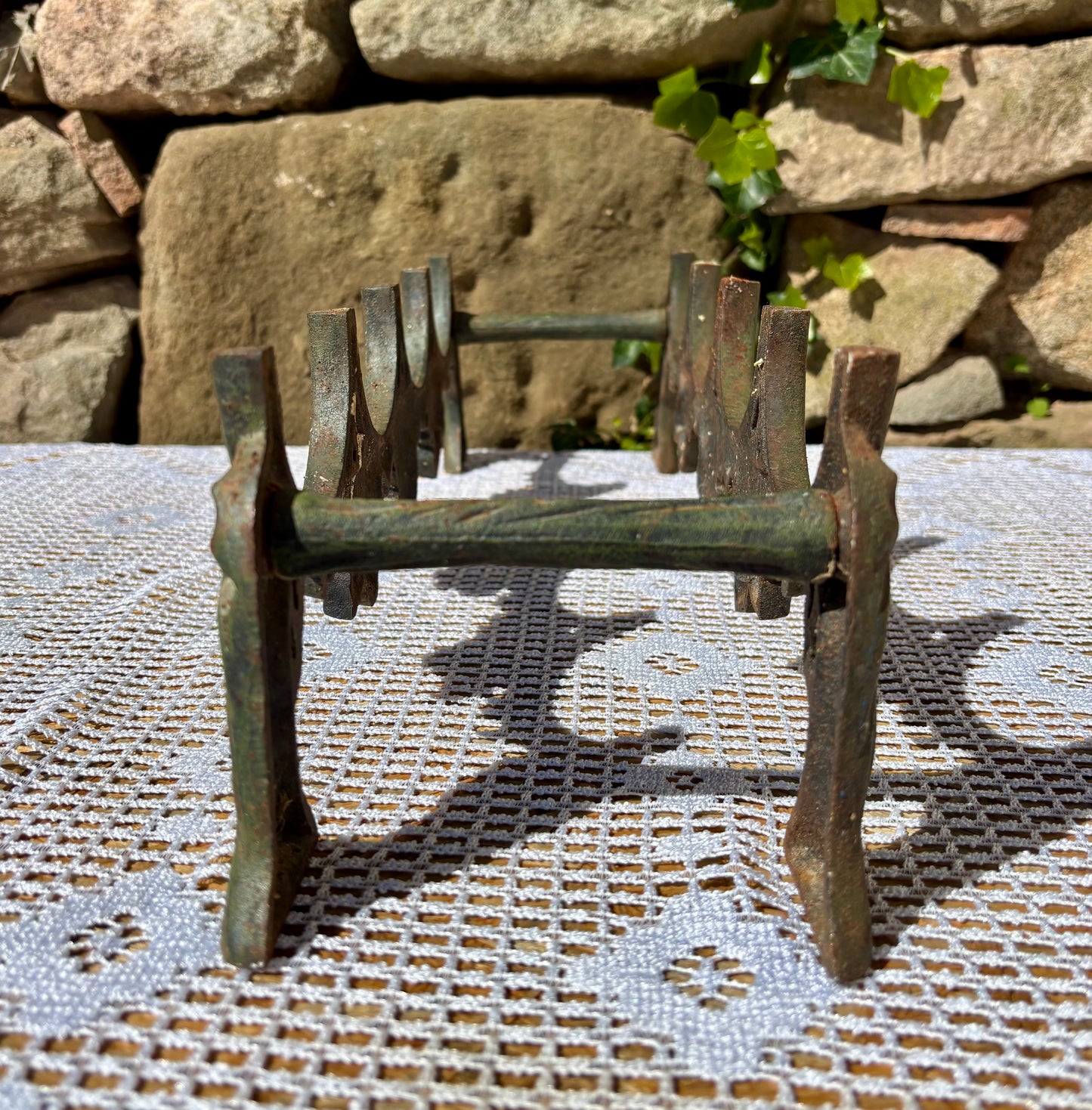 Porte bouteille fer forgé