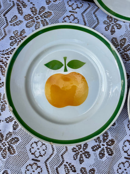 Assiettes Moulin des Loups pommes