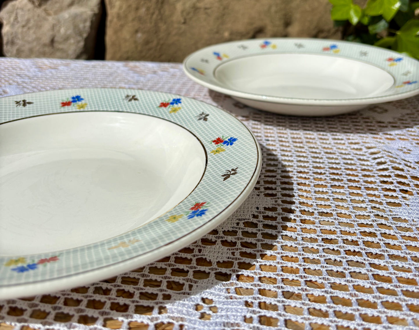Assiettes Salins modèle Christiane