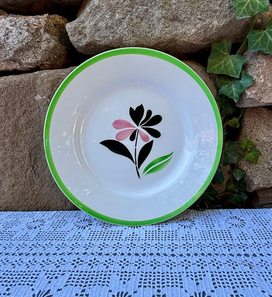 Assiette Digoin Sarreguemines modèle Rustique