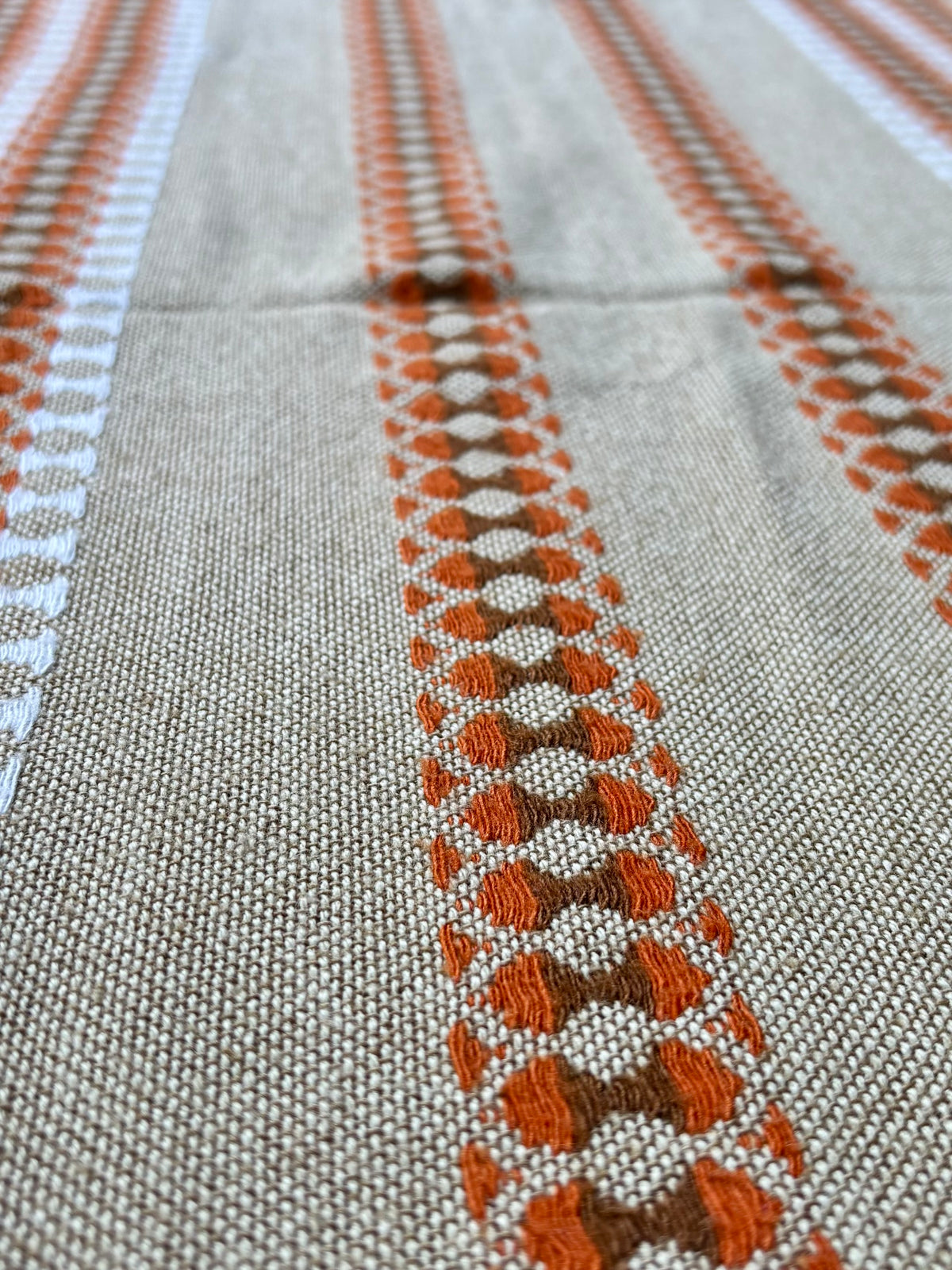 Chemin de table - tenture seventies