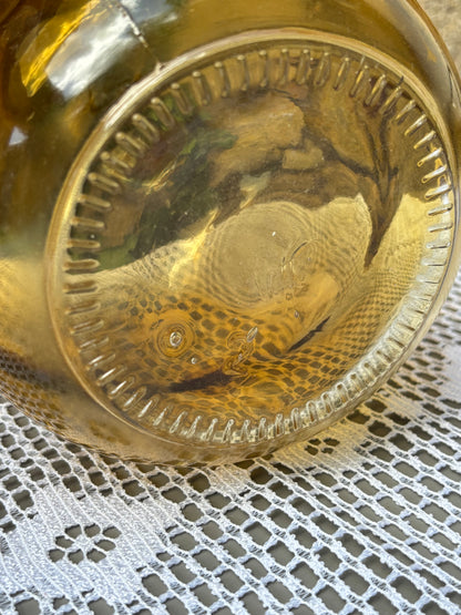 Bonbonne dame Jeanne ambrée