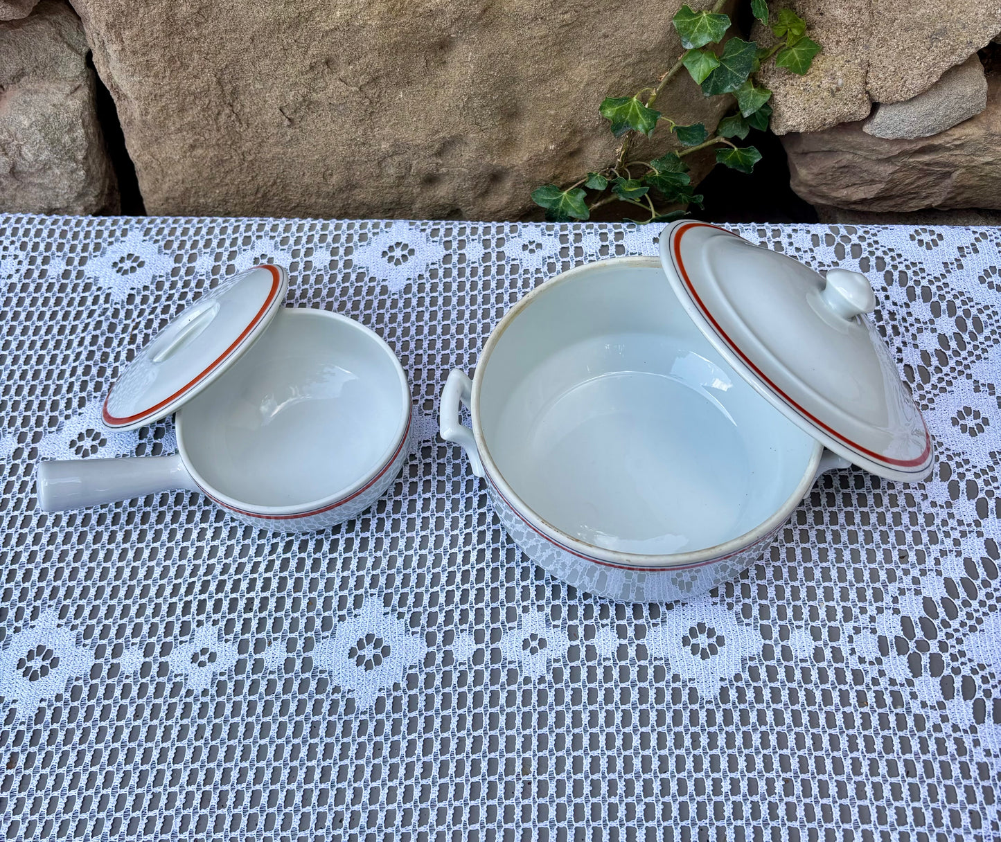 Service 3 pièces Porcelaine d’Auteuil modèle Service Bistrot