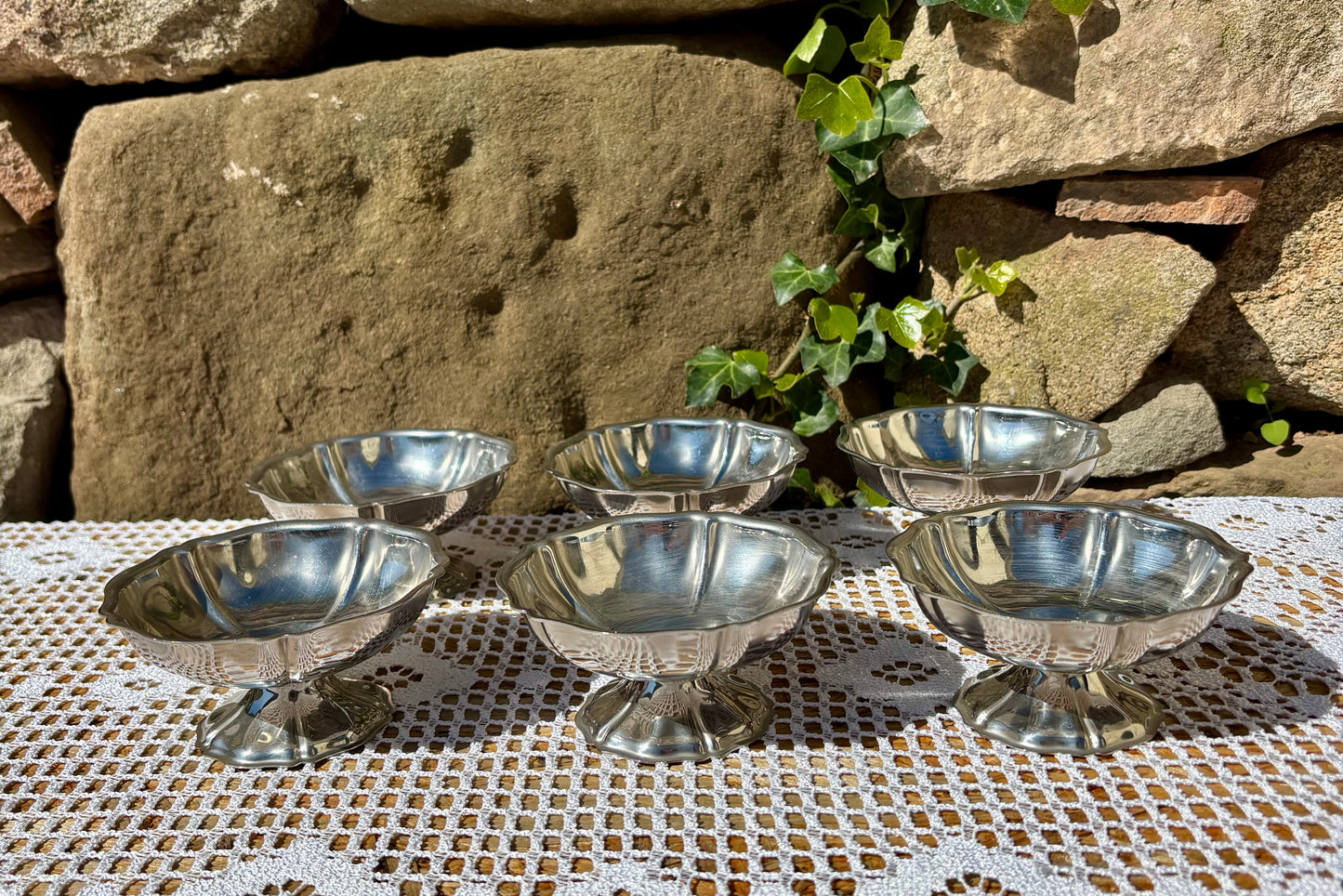 Coupes à glaces Guy Degrenne inox