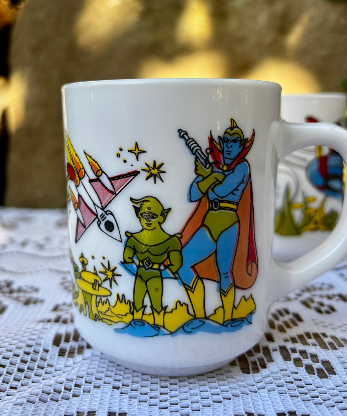 Duo de tasses Arcopal Goldorak