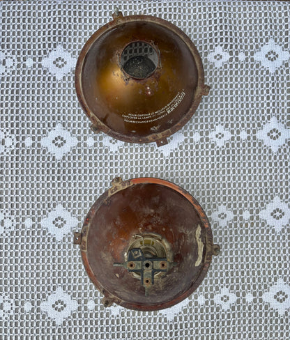 Phares blocs optiques auto Marchalj Equilux 1950 vue arrière 