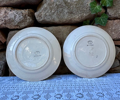 Assiettes Germaine Fenal Badonviller