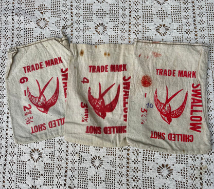 Petits sacs en toile de jute