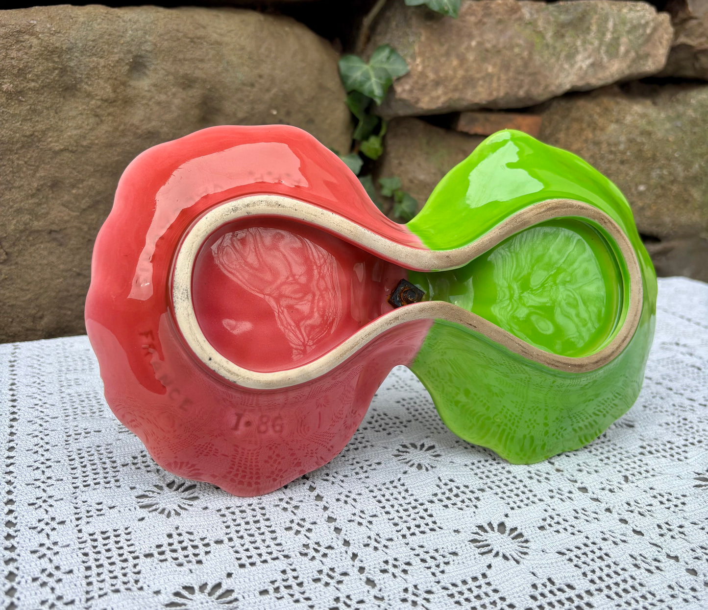 Plat apéritif barbotine Vallauris