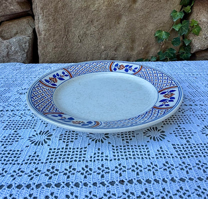 Assiette K&G Luneville modèle Rouennais