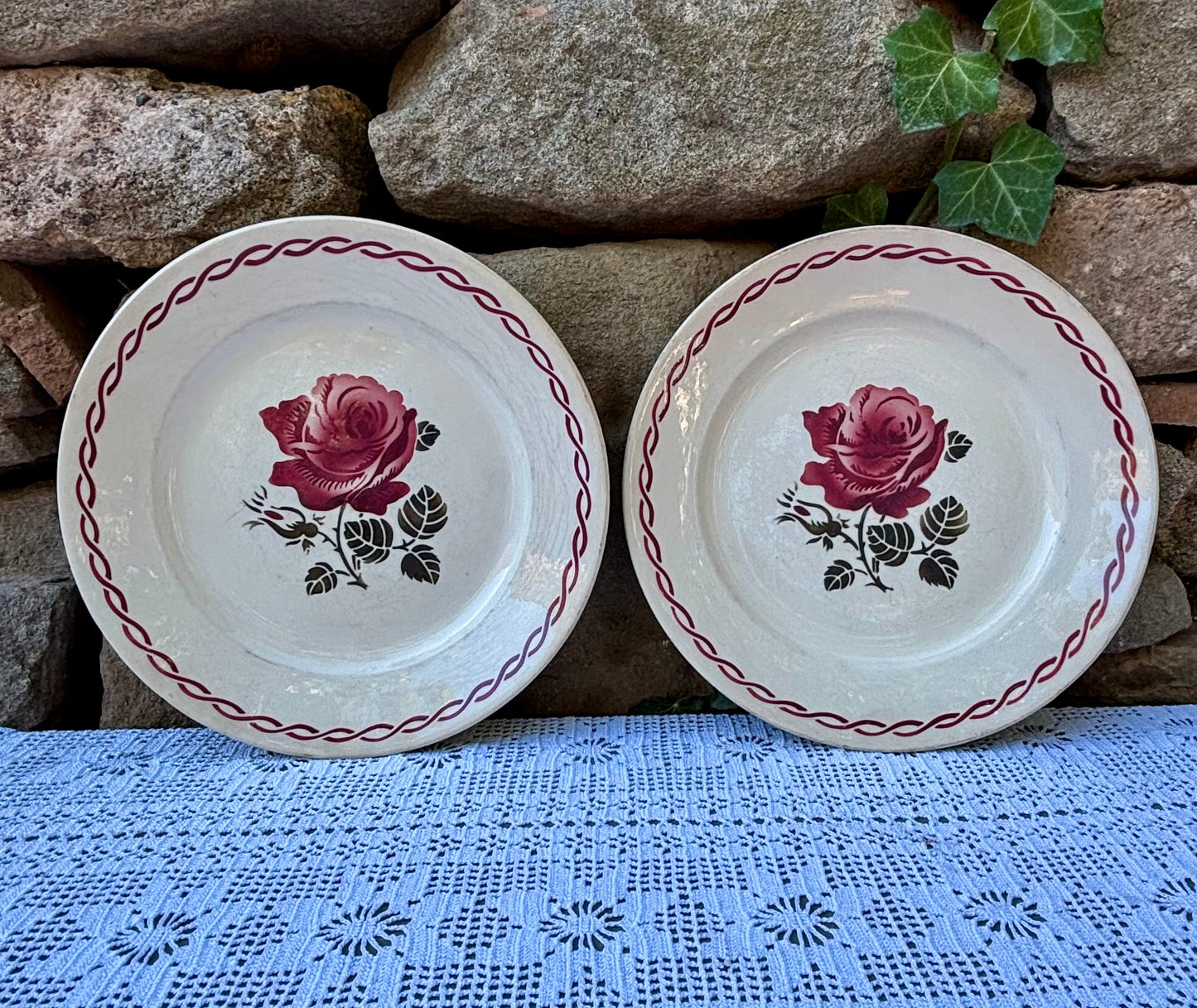 Assiettes Germaine Fenal Badonviller