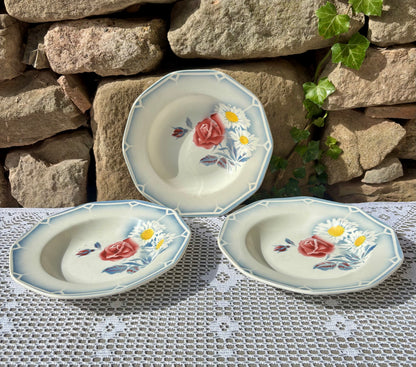 Assiettes Oscar Digoin Sarreguemines