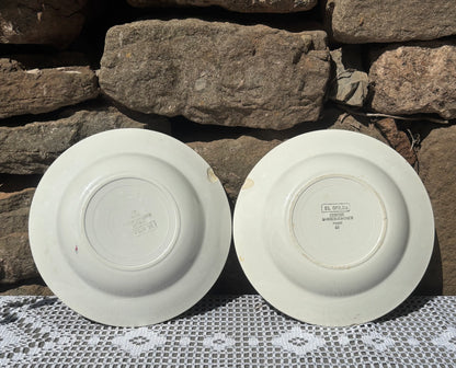 Assiettes Digoin Sarreguemines El Golea