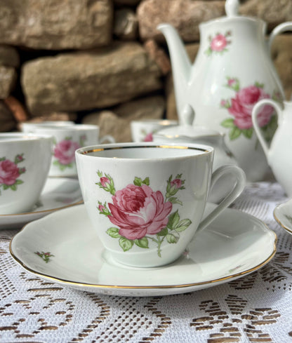 Service à café porcelaine années 70