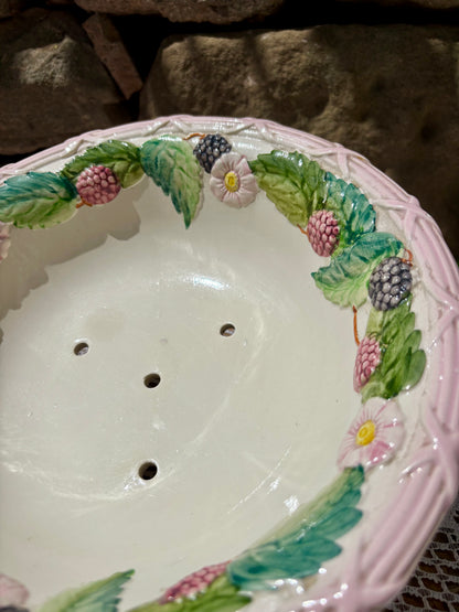 Plat égouttoir en barbotine Francesco Guarino