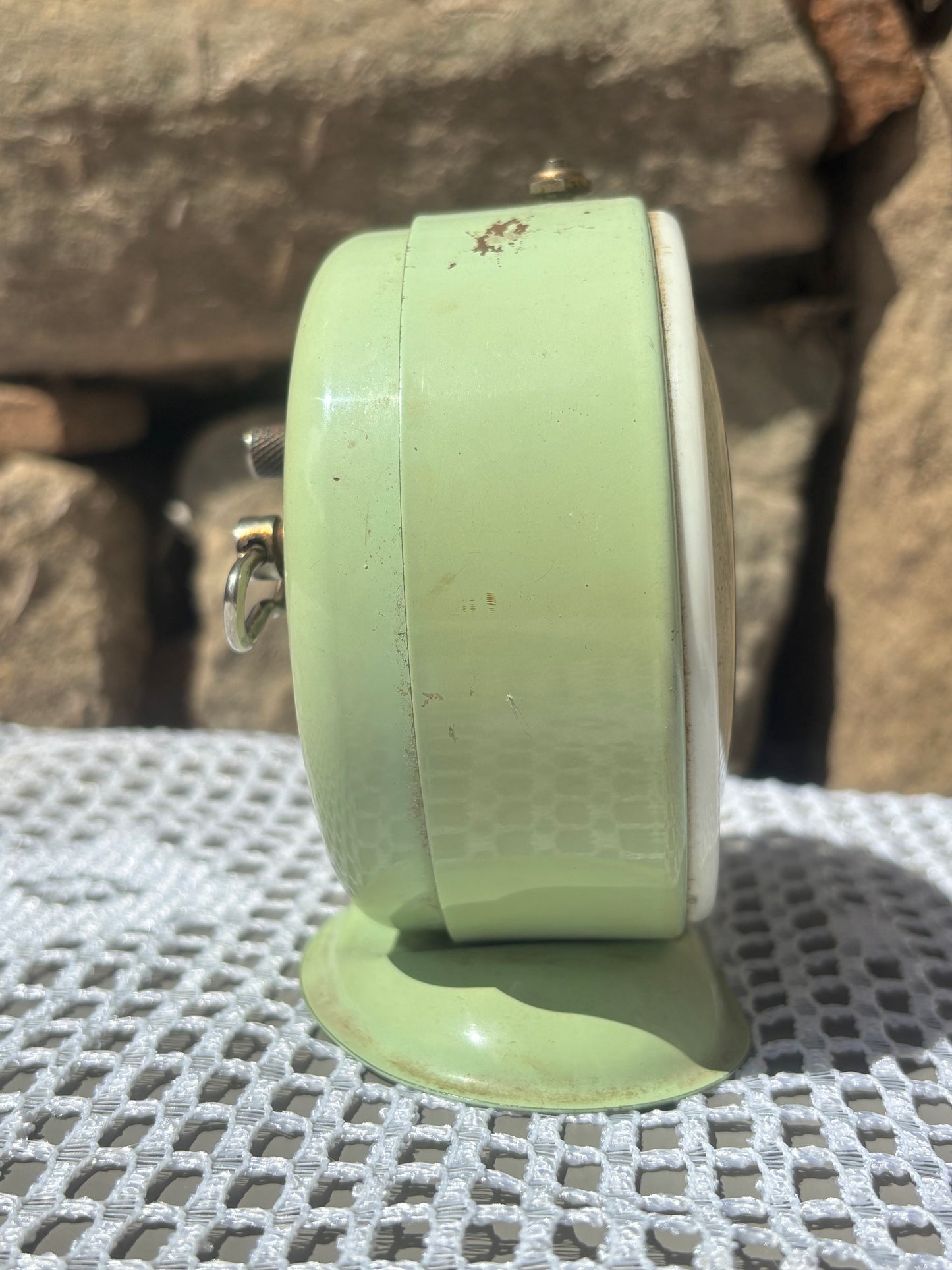 Réveil SMI métal laqué 50s