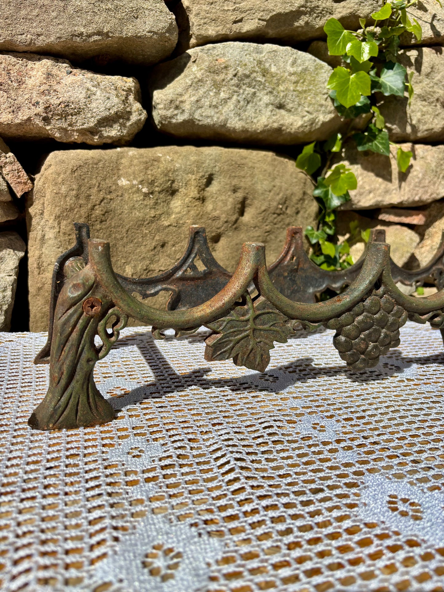 Porte bouteille fer forgé