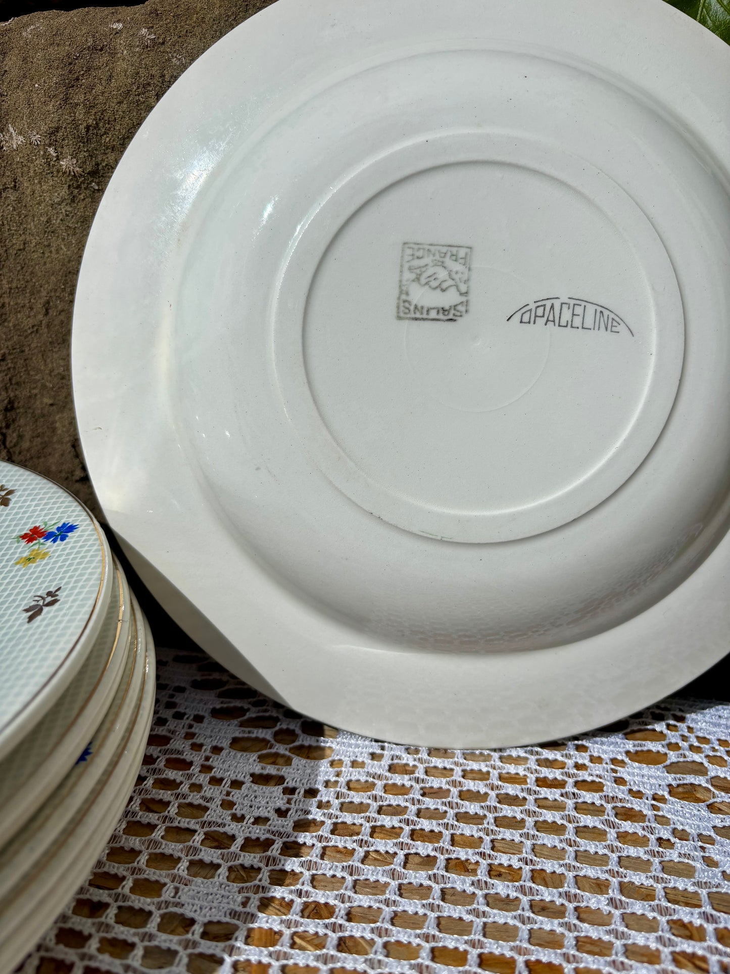 Assiettes Salins modèle Christiane
