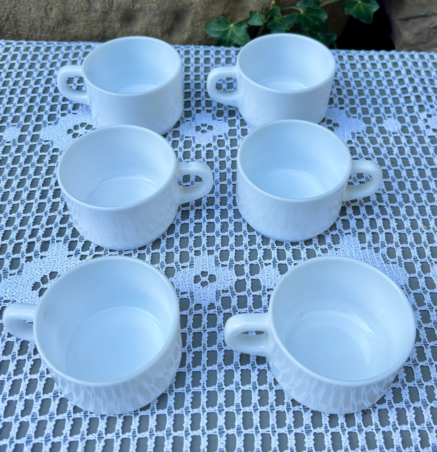 Tasses blanches Arcopal France
