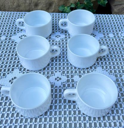 Tasses blanches Arcopal France