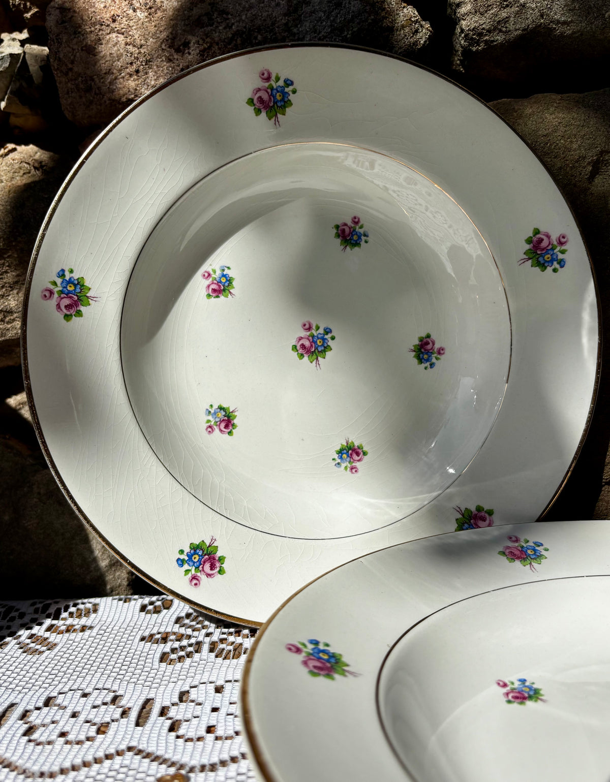Assiettes Orchies Moulin des Loups x2