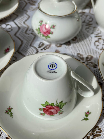 Service à café porcelaine années 70