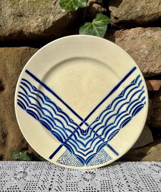 Assiette Badonviller Orival 1900