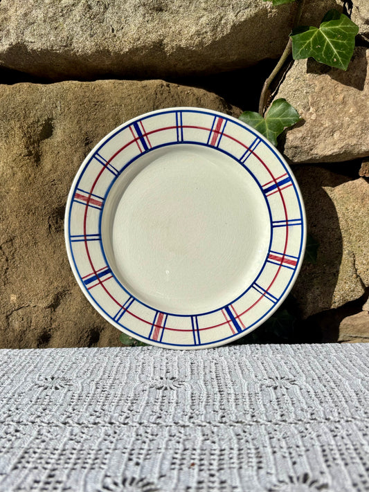 Assiette à dessert Carmen K&G Luneville 1920 1930 Art déco 