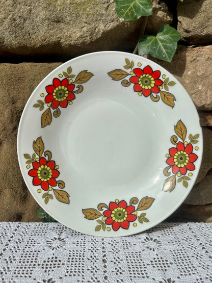 Assiette Seltmann Weiden vintage 1970 Flower power