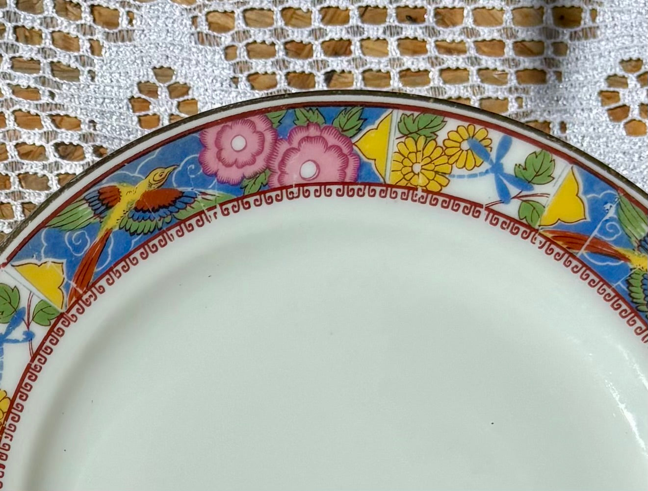 Service à dessert Haviland Limoges décor exotique
