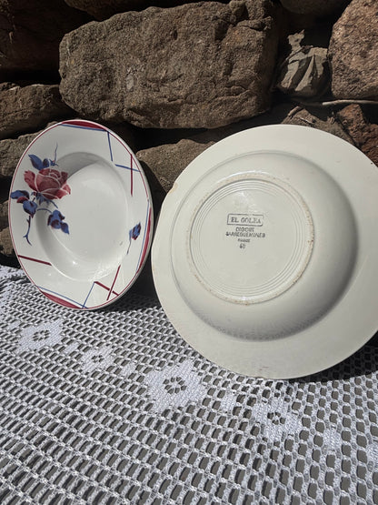 Assiettes Digoin Sarreguemines El Golea