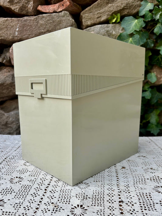 Boîte à fiches vintage années 60-70 Lynx