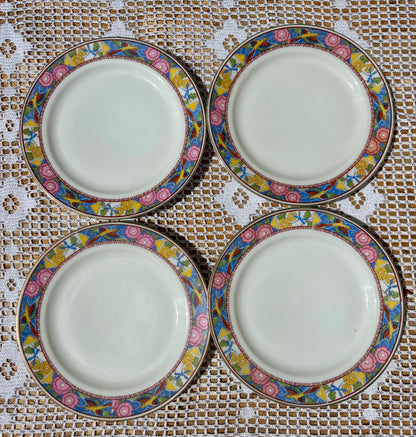 Service à dessert Haviland Limoges décor exotique