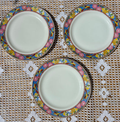 Service à dessert Haviland Limoges décor exotique